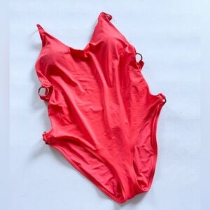 Aerie Vibrant Red One Piece Size XL